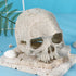 Halloween Aquarium Landscape Skull - Artificial Skeleton Decoration for Fish Tank