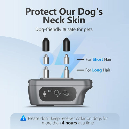 MODUS Dog Training Collar with Remote - 4 Modes, Rechargeable Anti Barking Device for All Sized Dogs