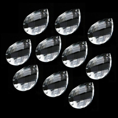 Monghuis 1pc 38mm Clear Chandelier Glass Lamp Prisms Parts Hanging Drops Pendants