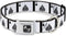 Dog Collar Seatbelt Buckle Ace of Spades, 16 to 23 Inches, 1.5 Inch Wide