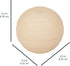Amazon Basics 3-Pack Glow Toy Dog Balls, 2.5-Inch, Beige