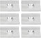YakAttack FeelFree UniTrack Aluminum Kayak Adapter, 6 Pack Adapter Plates for FeelFree Kayaks and Johnny Boats