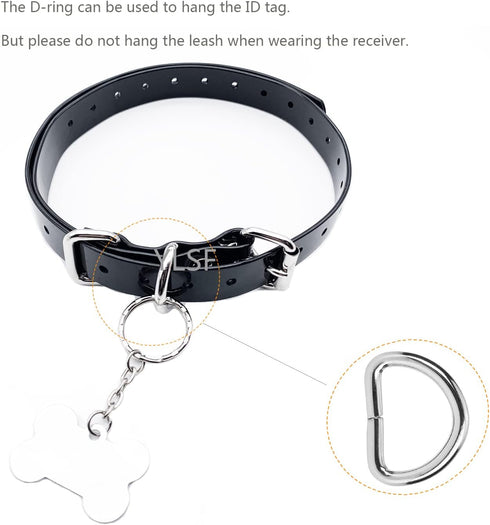Dog Collar Strap for Electronic Training Collar Receivers - Adjustable Durable Waterproof Replacement
