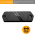 MATEWELL 58 lbs (2-Pack) Magnetic Gun Mount for Vehicle & Home rated. Rubber Coated Pistol Magnet Holder for Trucks