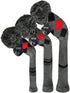 Scott Edward Golf Headcovers for Woods - Set of 3, Fits Driver, Fairway Wood, Hybrid