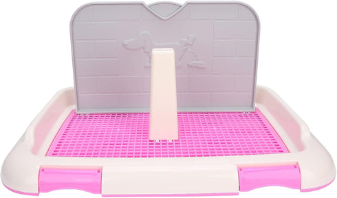 Indoor Potty Tray Indoor Dog Toilet with Fence, Suitable for Small Dogs and Puppies, Designed for Timed Urination