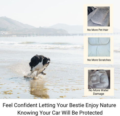 Hammock Formosa Covers PAWPALS Dog Car Seat Cover for Pets Water Repellent Mesh Window Nonslip Durable Anti-Scratch Pet