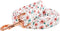 Dog Leash, Holiday Durable Strong Pink Floral Heavy Duty Leash with Comfortable Padded Handle for All Dogs