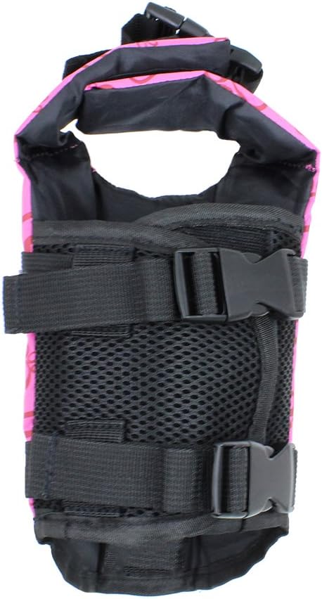 Snik-S Dog Life Jacket, Pet Swimming Preserver with Reflective Stripes and Adjustable Belt for Short Nose Dogs