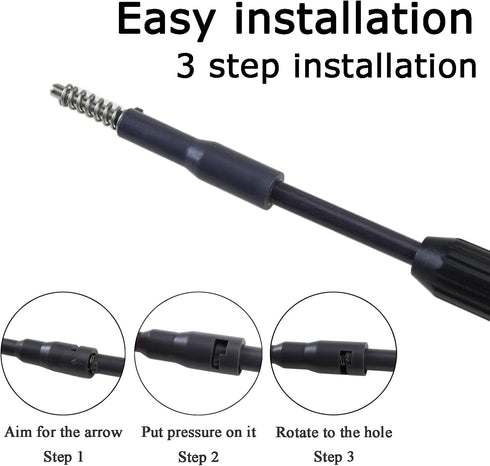 AQUANEAT 6 in 1 Fish Tank Cleaning Tools, Includes Algae Scraper, Sponge Pad, Fish Net, Gravel Rake, Cleaning Brush
