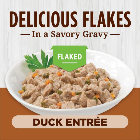 Instinct Flaked Duck Entrée Wet Cat Food, 3 Ounces, 24 Pack