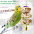 Bird Parrot Swing Toys, Chewing Standing Hanging Perch Hammock Climbing Ladder for Budgerigar, Parakeet, Conure,