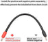 Golf Cart Battery Cable Set for Club Car DS 1995-Up, 48 Volt 4 Gauge (Set of 5)