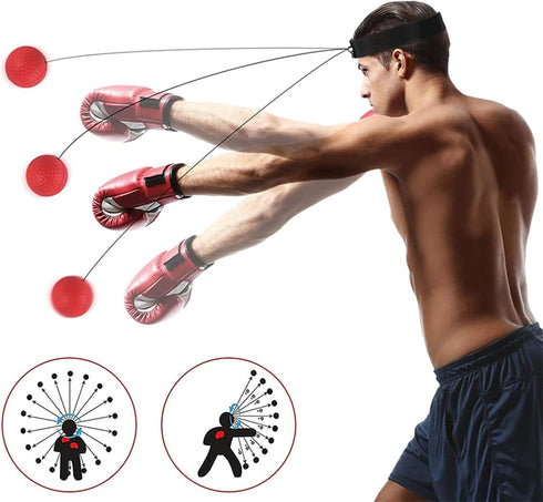 WEIAIGI Weiaiji Boxing Reflex Ball, Training Boxing Equipment Combat Speed for Both Adults and Children, improving Hand