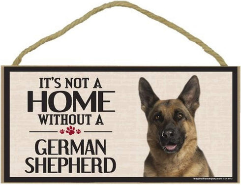 Imagine This Wood Sign for German Shepherd Dog Breeds