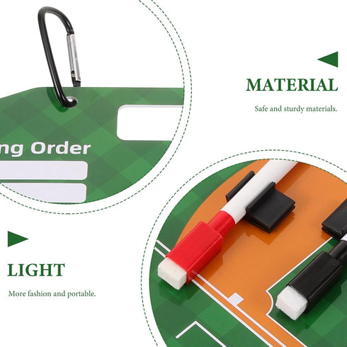 1set Yardwe Sports Baseball Training Board Portable Dry Erase Clipboard for Lightweight for Baseball Practice