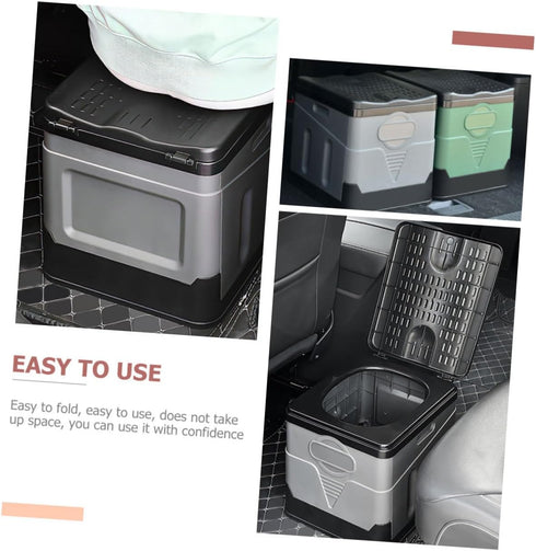 MAGICLULU Portable Folding Toilet for Camping Emergency Travel Potty Storage Box Lightweight Outdoor Toilet for Car