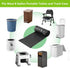 8 Set, 1.18 40 Pack Hapoon Gallon Compostable Portable Camping Toilet Bag with Poo Gel Mil Extra Thicken, Biodegradable