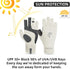 50+ Unisex UV Protective Fingerless Gloves UPF Sun Glove for Outdoor Fishing Cycling Hiking Driving Kayaking