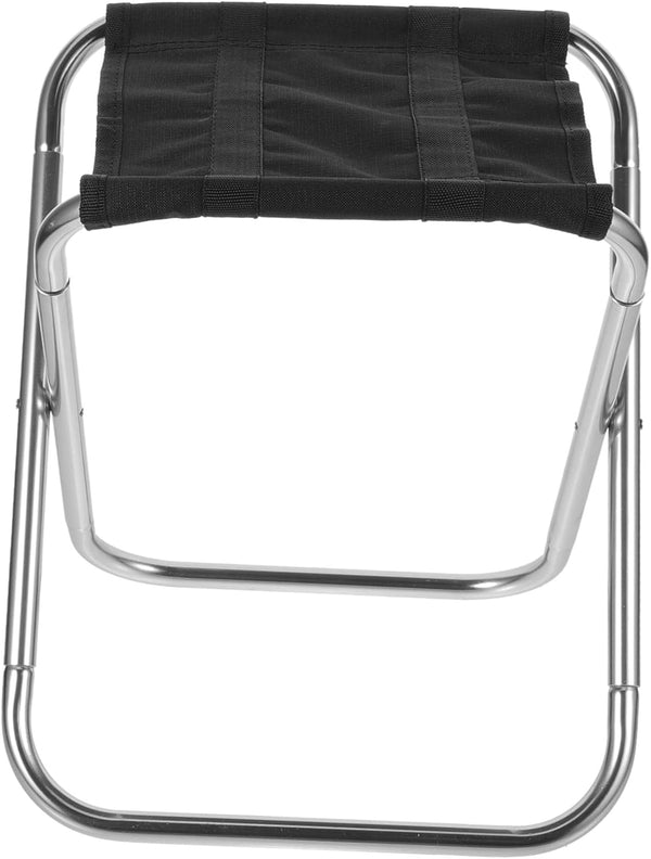 STOBAZA Portable Lightweight Aluminum Folding Stool Ergonomic Compact Bench with Storage Bag