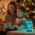 5-7 8-12 3D 14 OZ Lightzz Dinosaur Water Bottle, Dinosaur Toys for Boys with Glowing Light, Christmas Gifts White