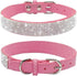 Microfiber Pet Dog Collar Leashes Set - Reflective Dog Collar, Double-Layer Soft Leather Leash for Small & Medium Dogs