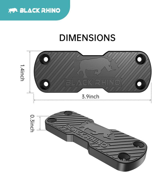 Gun Magnet for Vehicle - Tactical Car Holster & Mount for Rifle, Handgun, Shotgun, Pistol up to 49lbs, Home, Desk,