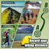 UUSOWARM 2PCS Counter Pace Ranger Bead with Hook Fastener Backing Army Veteran Made for Camping Hiking Outdoor Distance