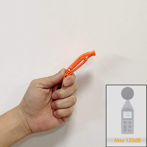 HEIMDALL Emergency Whistle with Lanyard for Safety in Boating, Camping, Hiking, Hunting, Rescue Signaling