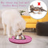 Silicone Pet Food Mat - Raised Edge Rubber Mat for Dog Bowls, Prevents Stains on Floors, Suitable for Small Pets, 10.6''