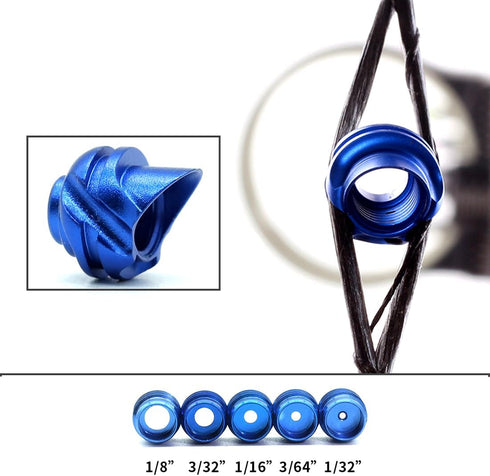 37/45 6X/8X Linkboy Archery Degree Hooded Peep Sight Compound Bow Peep Sight Inner Core Clarifier Aperture Lens Kits