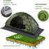 One Person Lightweight Camouflage Camping Dome Tent, Sturdy and Durable Outdoor Tent