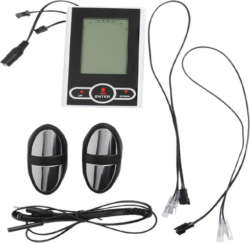 Exercise Bike Monitor, Speedometer LCD Display, With Heart Rate Sensor Time Distance