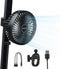 Golf Cart Fans for Accessories, 3-speed Settings Fit EZGO Club Car Yamaha Models with Portable USB Input