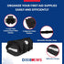 Dixigear On Call Trauma Bag for First Responders - Black with Reflectors