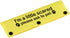 I'm a Little Scared Funny Dog Leash Sleeve, Please Ask to Pet, Alert Hanging ID Patch Tag Pet Birthday Gift (Little