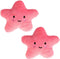 Galepromot 2Pcs Star Plush Pet Dog s Cute Squeaky for Interactive Dog Chew