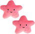Galepromot 2Pcs Star Plush Pet Dog s Cute Squeaky for Interactive Dog Chew