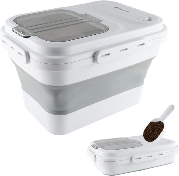 Geyecete Large dog food storage container dog food storage with Lids Handle