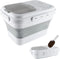 Geyecete Large dog food storage container dog food storage with Lids Handle