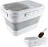 Geyecete Large dog food storage container dog food storage with Lids Handle