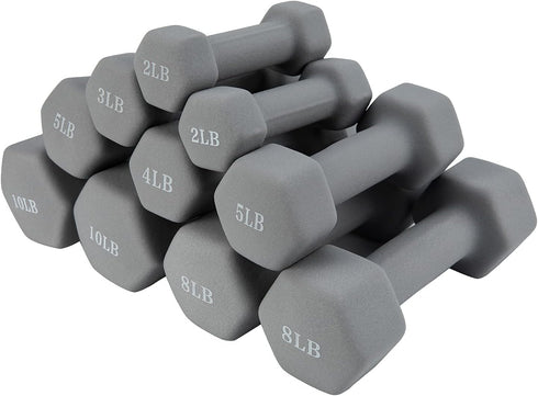 Saorzon Dumbbells Set of 2 - Exercise Fitness Dumbbells for Home Gym Free Weights