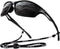 LINVO Polarized Wrap Around Sports Sunglasses for Men Women with UV400 Protection for Running Cycling Fishing Golf