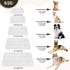 KROSER Deluxe Dog Crate Bed, Soft Machine Washable Pet Cage Pad Mattress, Reversible for Small to Jumbo Dogs, White