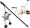 PAZ'S GIFT Cat Wand Toy, Cute Mouse Tease Interactive Indoor Toy for Cats, Fun Kitten Play with Chase Movement