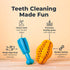 Oxyfresh Dog Dental Toy - Durable Rubber Chew Toy for Aggressive Chewers - Cleans Teeth & Freshens Breath (Large)