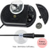 SunGrow Digital Betta Thermometer for Tropical Aquarium Fish, Black Color, 1 pc with Suction Cups and Battery