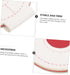 Yardwe 10 Pcs Slingshot Bullseye Hunting Targets Metal Training Accuracy Tool for 7c Thicken