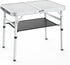 Sportneer Folding Camping Table, Adjustable Height Portable Table with Mesh Layer for Outdoor Use