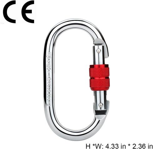 NAXEN Zip Line Pulley Tandem Speed Dual Trolley with 25kN Carabiner